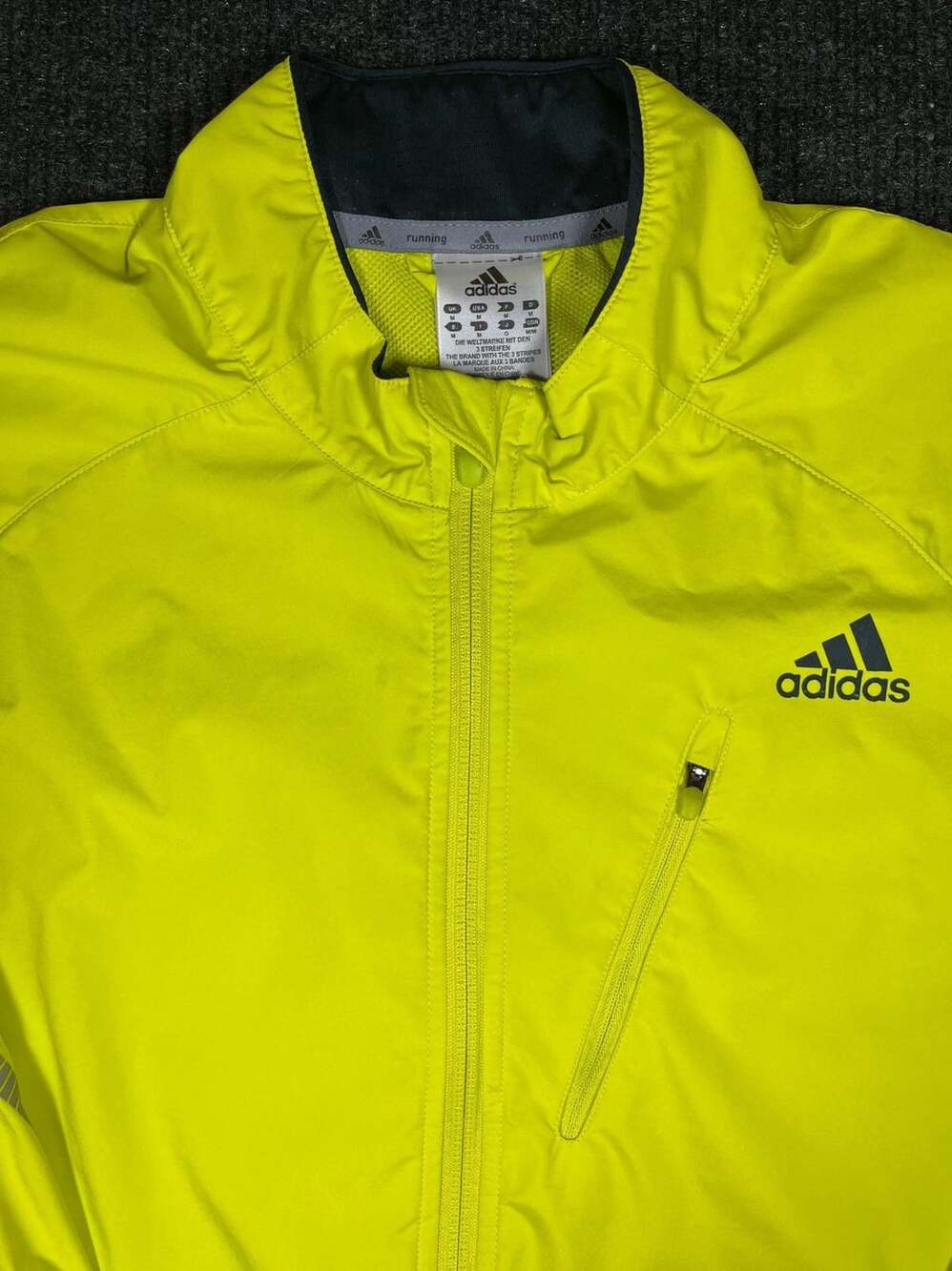 Adidas Supernova Windstopper Active Shell Neon Yellow Running Jacket